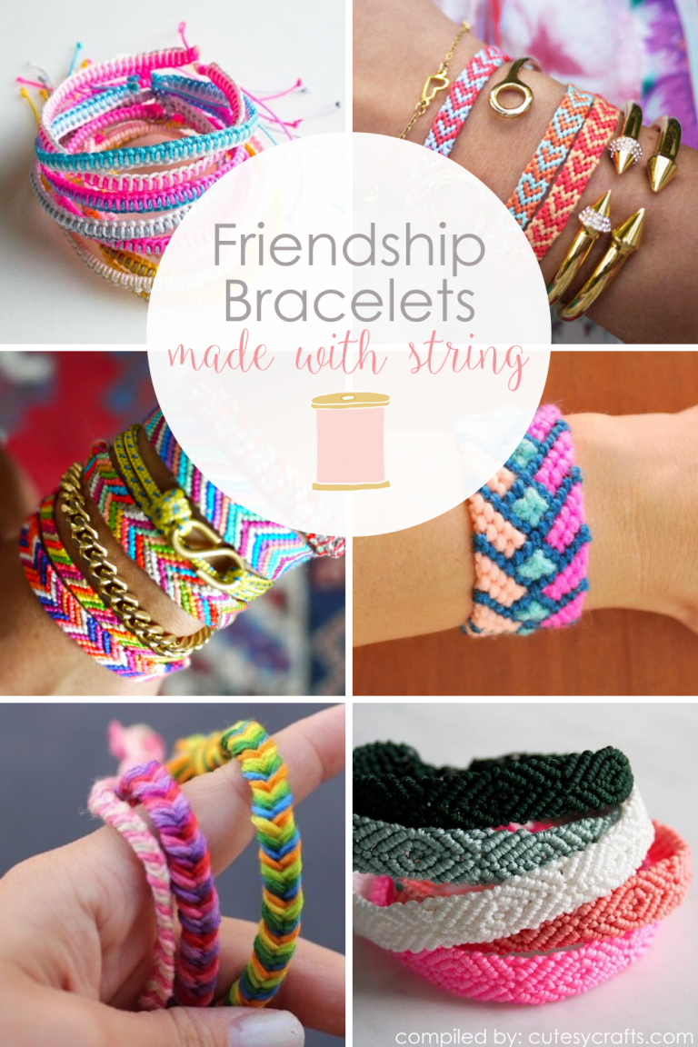 How To Make Friendship Bracelets (15+ Step-by-Step Guide) - Cutesy Crafts