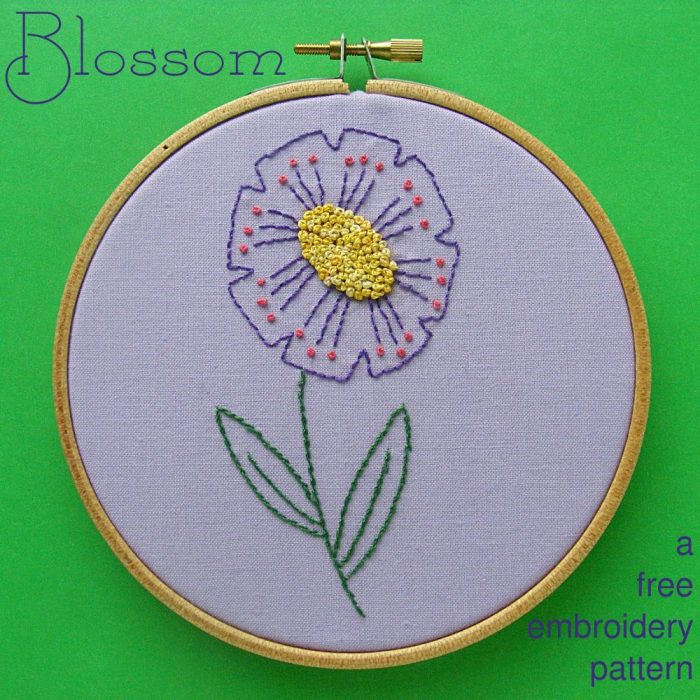 easy embroidery pattern