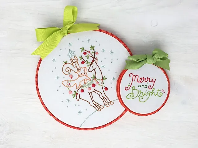 Beginner Christmas Embroidery Pattern