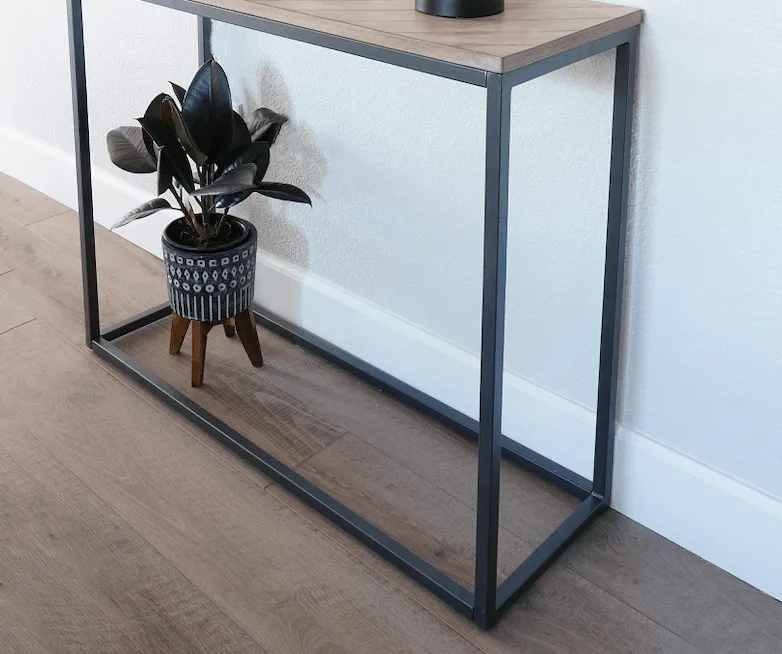 small entry table styling