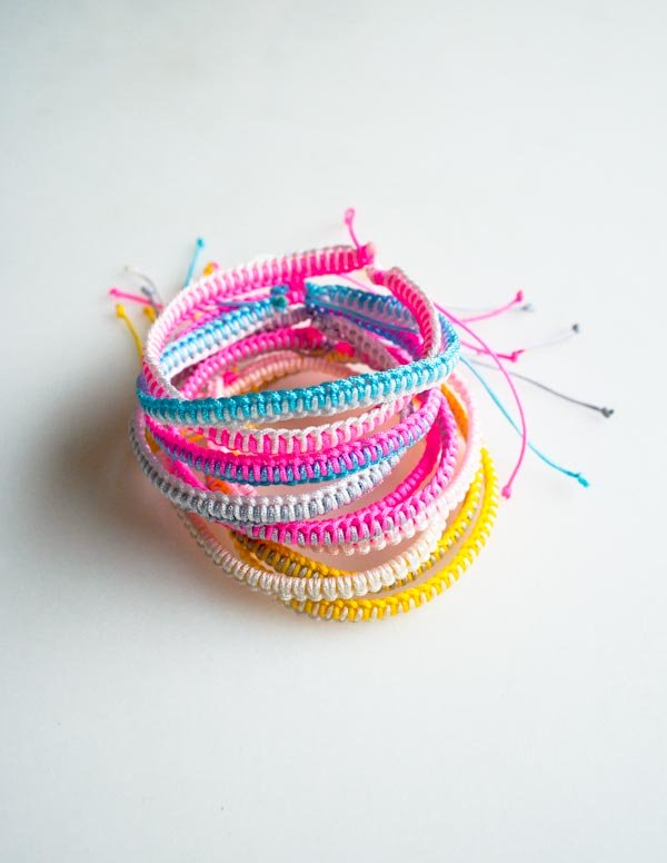 friendship bracelets with string