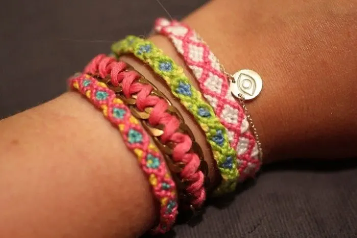 friendship bracelets with string