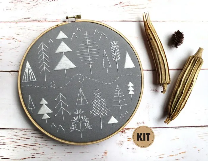 simple embroidery kit