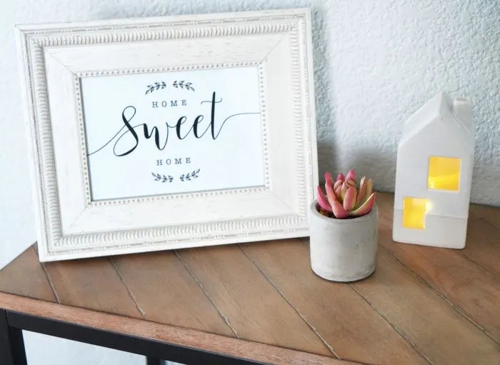 home sweet home printable art