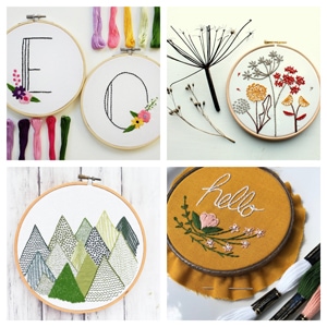 Best Embroidery Kits for Beginners (20+) - Cutesy Crafts