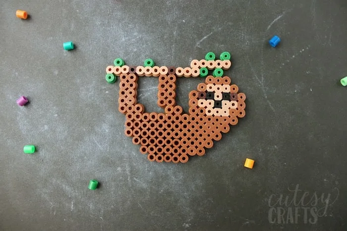Sloth perler bead idea