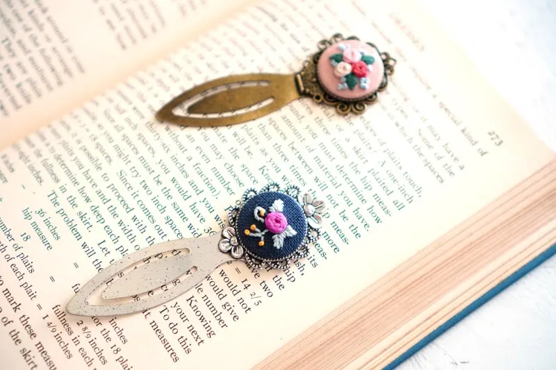Metal Embroidery Bookmarks