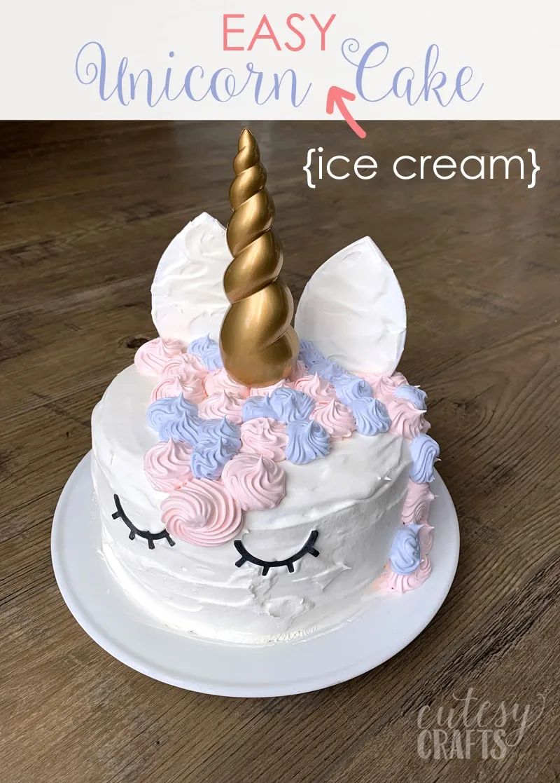 Cute Unicorn Cake Designs : Pastel Buttercream Unicorn Cake