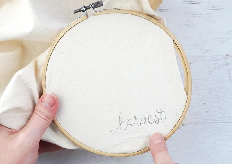 how to embroider on cloth napkins