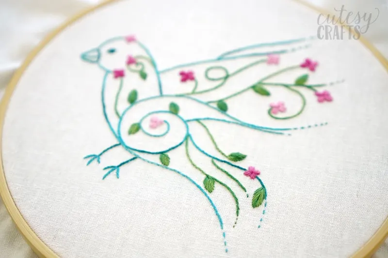 free beginner embroidery pattern