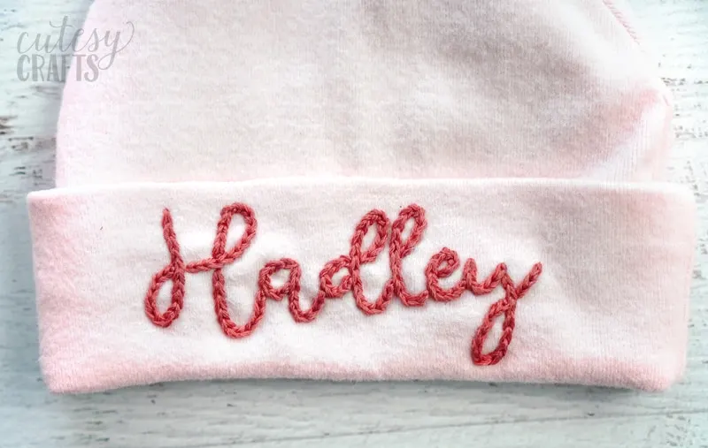 Embroider Baby Name