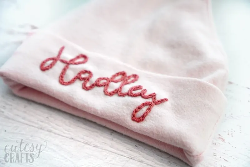 Hand Embroidered Baby Gift - Baby Hats