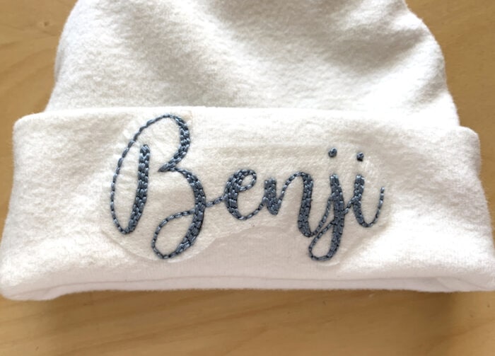 Hand Embroidered Baby Gift Baby Hats Cutesy Crafts