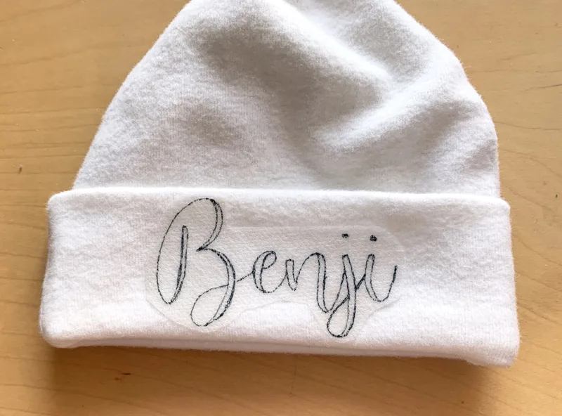 Hand Embroidered Baby Gift - Baby Hats