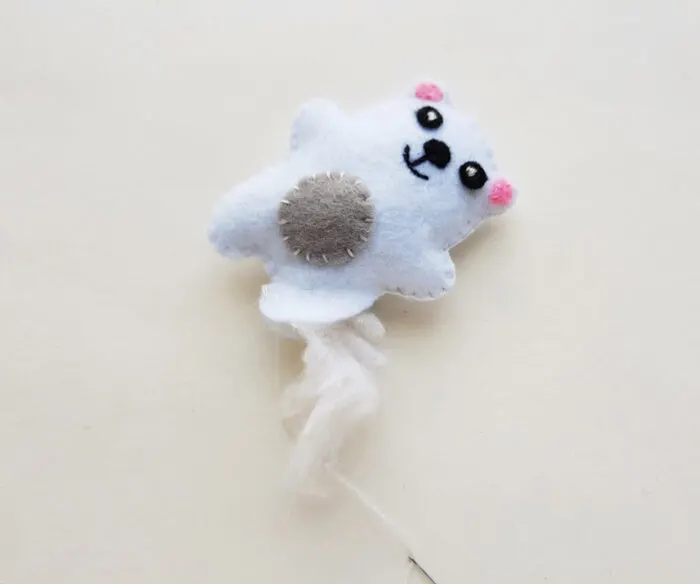 Felt Polar Bear Stuffie Pattern