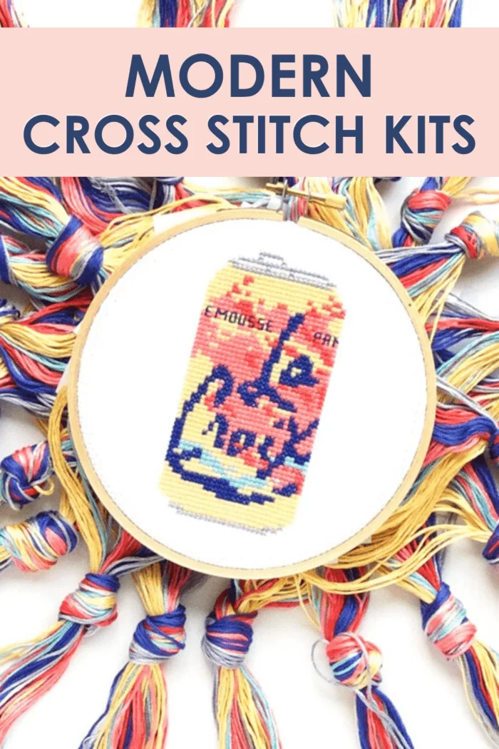 25+ Modern Cross Stitch Kits (All Skill Levels!) - Cutesy Crafts