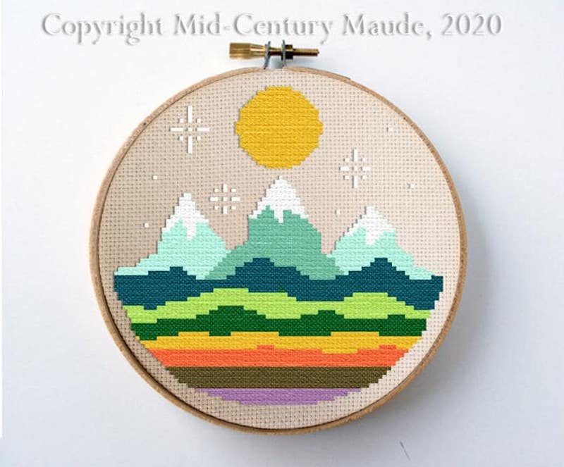 Best Modern Cross Stitch Kits - Sarah Maker