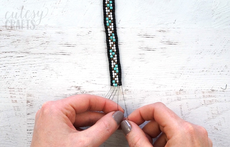 beading loom instructions for endless stretch bracelet