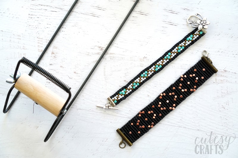 Buy Beaded Bracelet. Bohemian Loom Bracelet. American Indian. Seed Beads. Loom  Bracelet Arrow Motifs. Beige, Blue, Bronze Online in India - Etsy