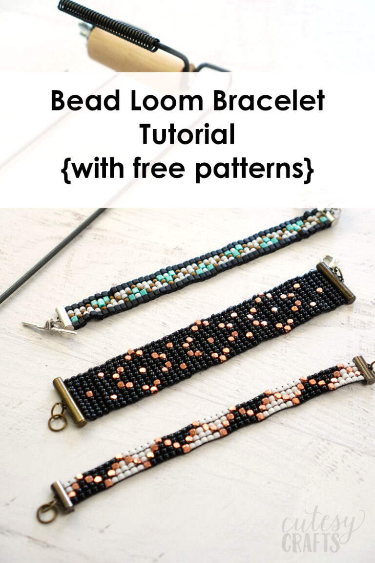 Free Bead Loom Patterns & Bracelet Ideas Cutesy Crafts