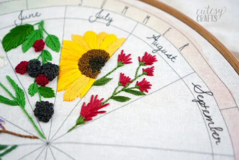 Indian Paintbrush Embroidery