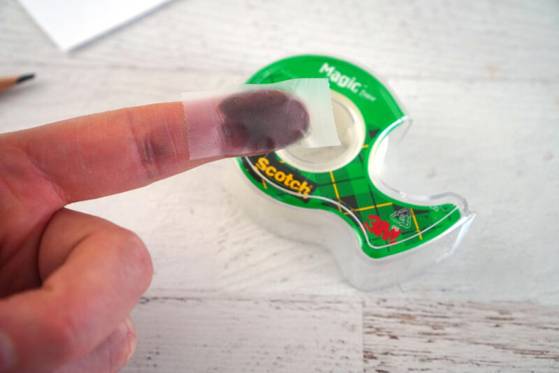How to take fingerprints for kids.
