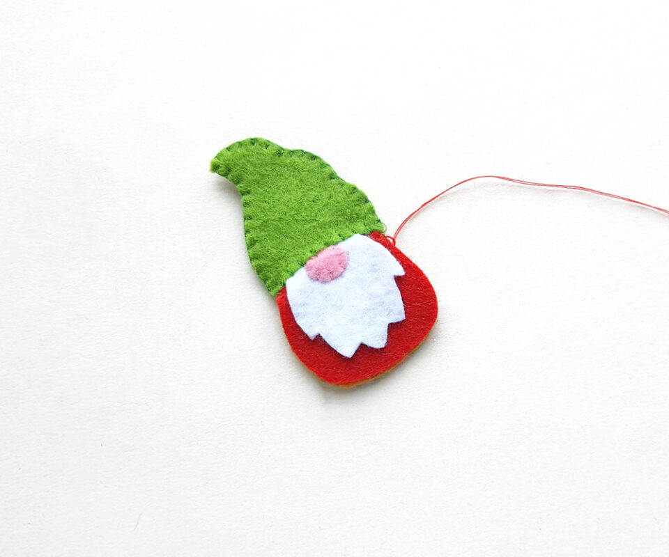 Felt Gnome Ornaments with Free Patterns Cutesy Crafts