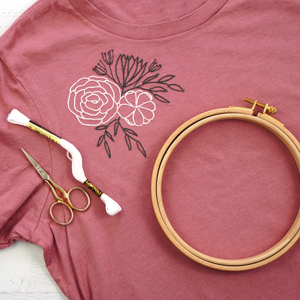 How To Embroider a T-Shirt- A DIY Tutorial