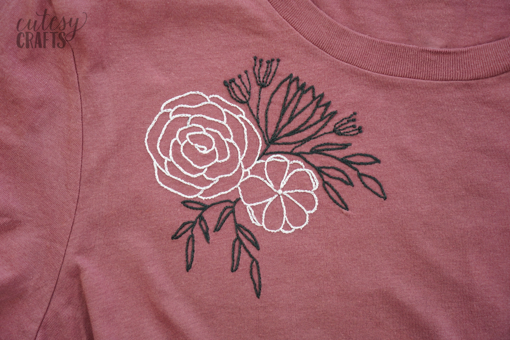 How to Hand Embroider on T-Shirts
