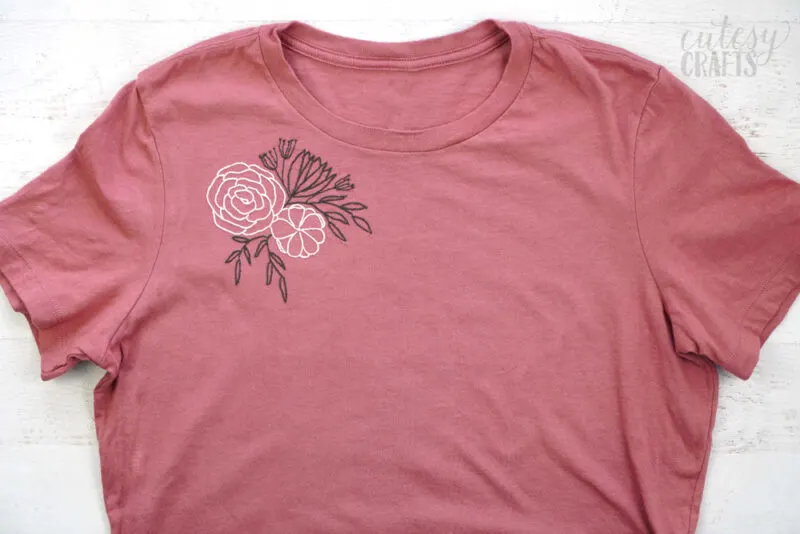How to Embroider a T-Shirt by Hand