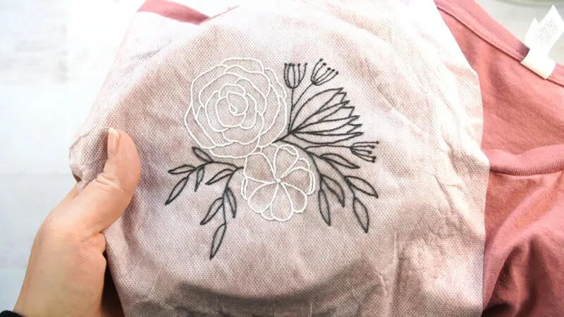 Hand Embroidering a T-shirt - The Inspired Sewist