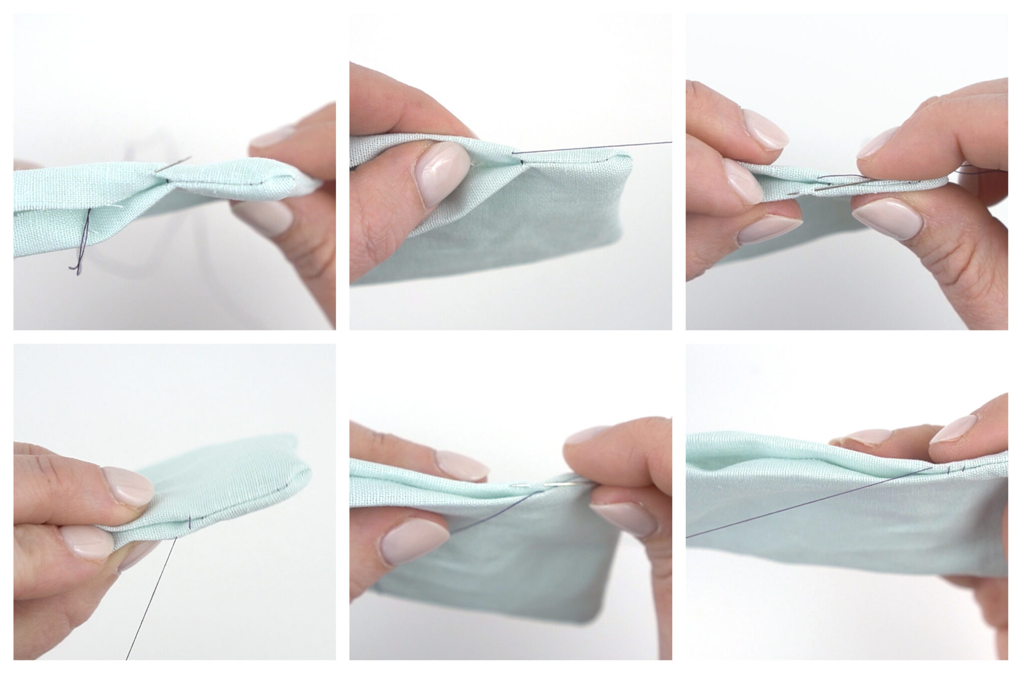 How to sew an invisible seam.