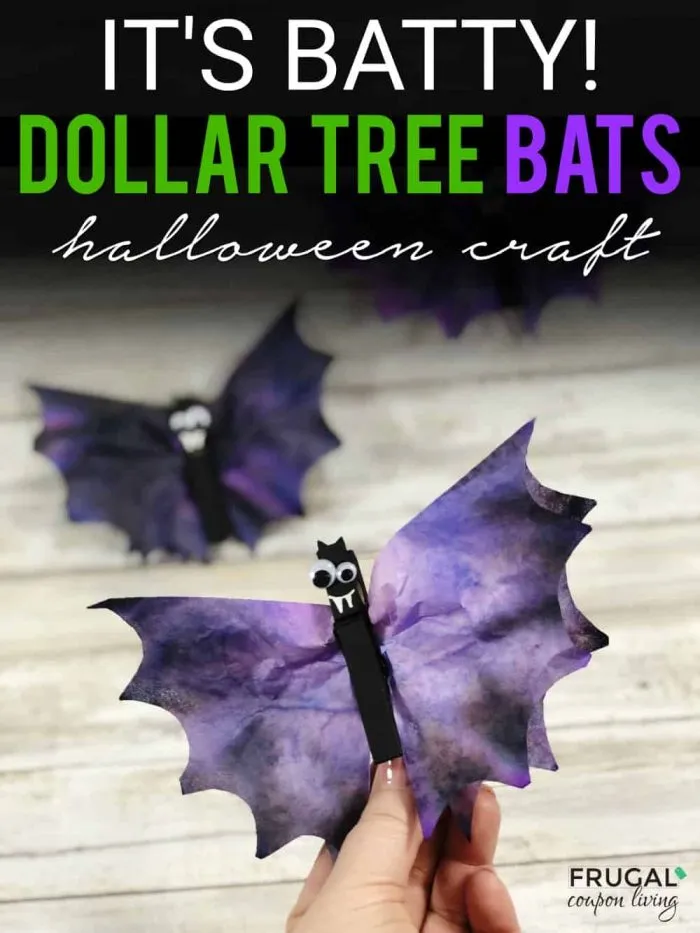 Bat Halloween craft