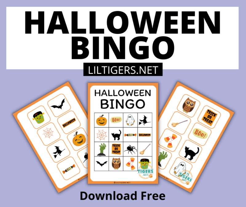 Halloween Bingo -  Halloween activity for Kindergarten.