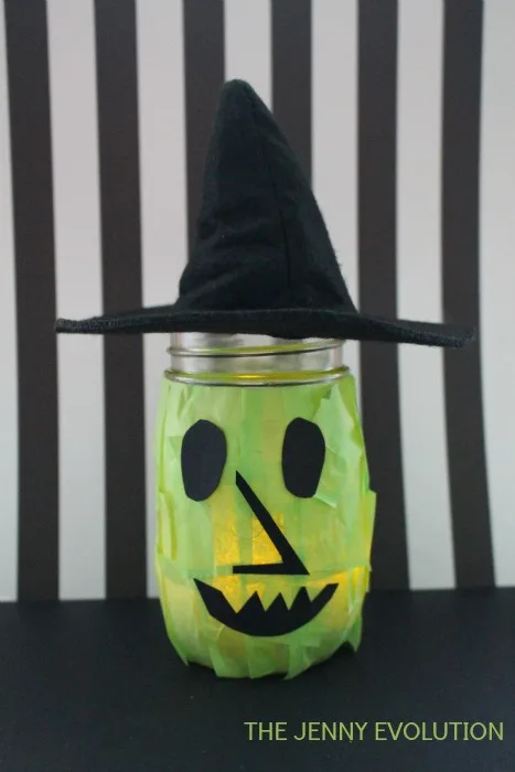Witch Halloween craft.