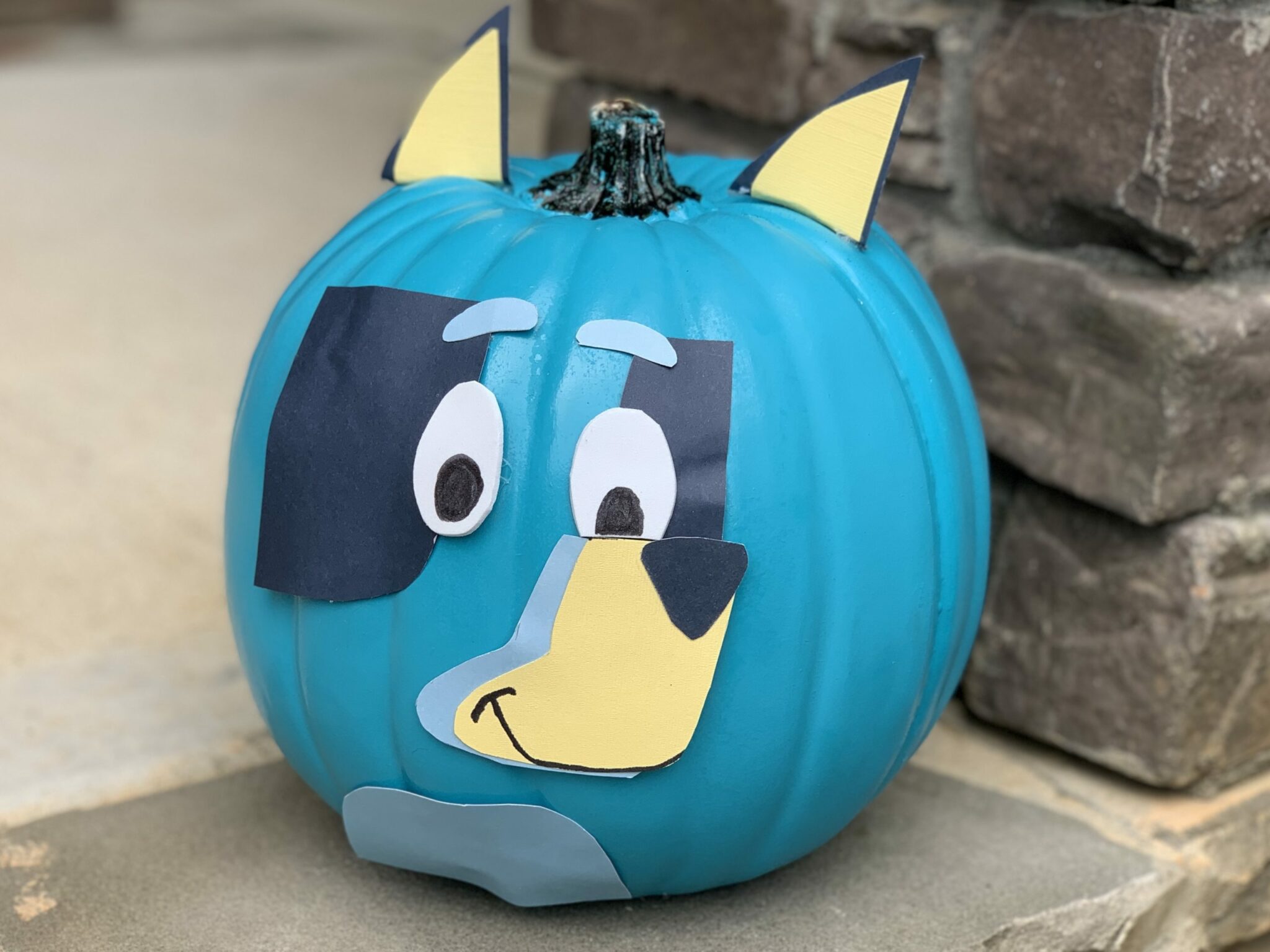 Kids pumpkin decorating