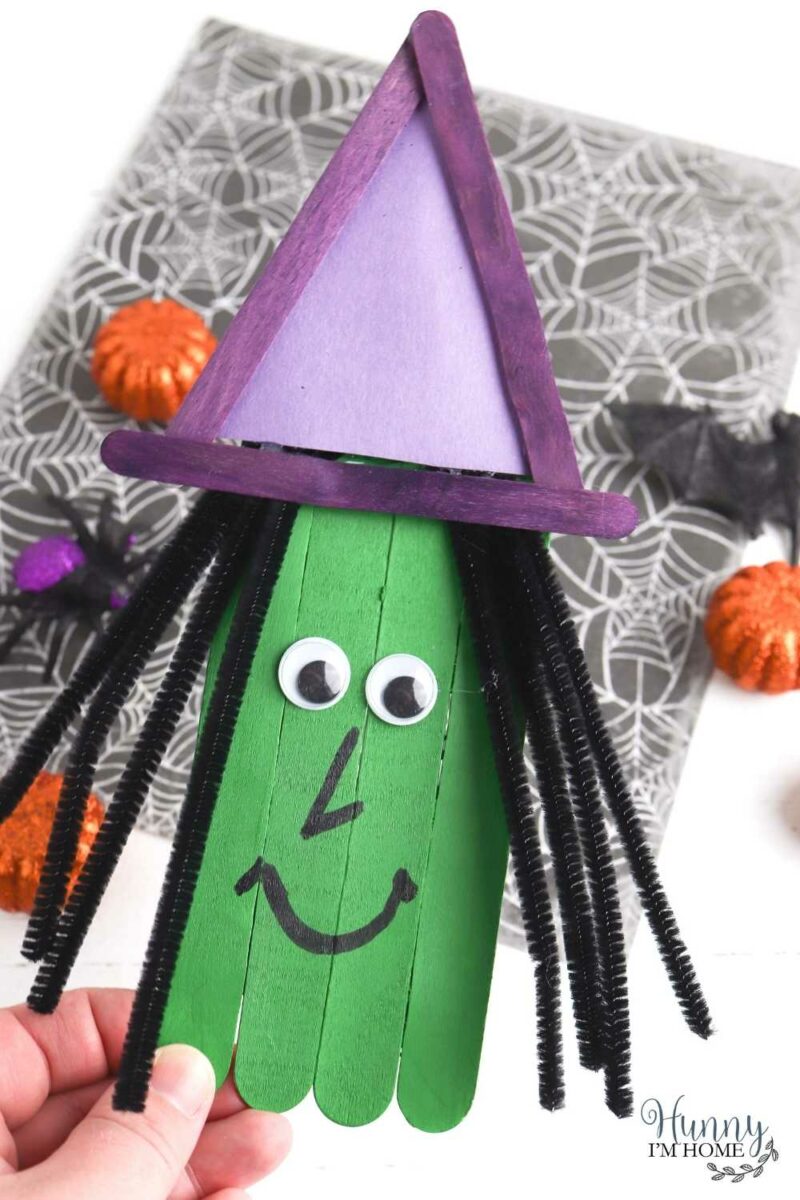 Witch Halloween craft
